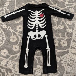 Infant Skeleton Pajama or Costume